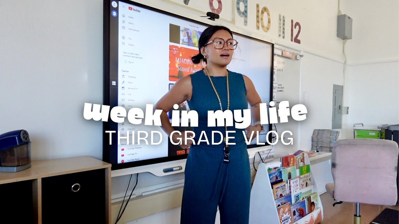 WEEK IN MY LIFE | how I feel about 3rd grade, day to day plans, getting our routines down!