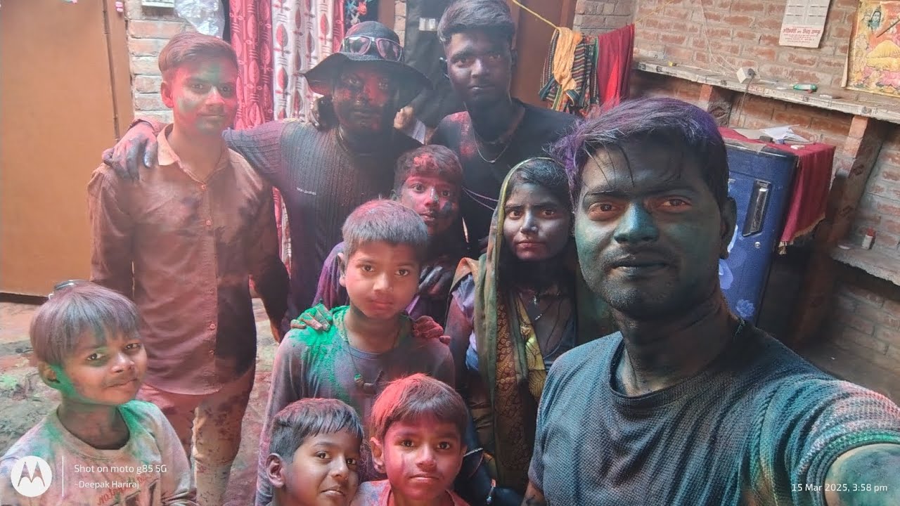 Holi2025 😍#holi #vlog #funny #newvlog