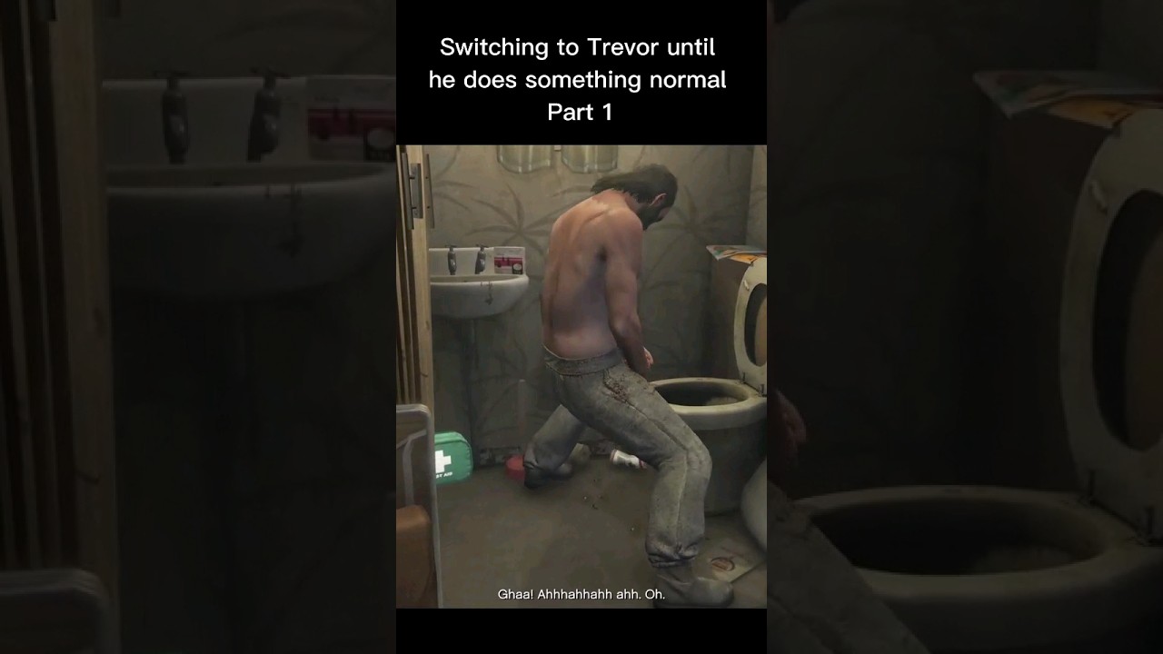 Switching to Trevor until he does something normal PART 1 #gaming #gtav