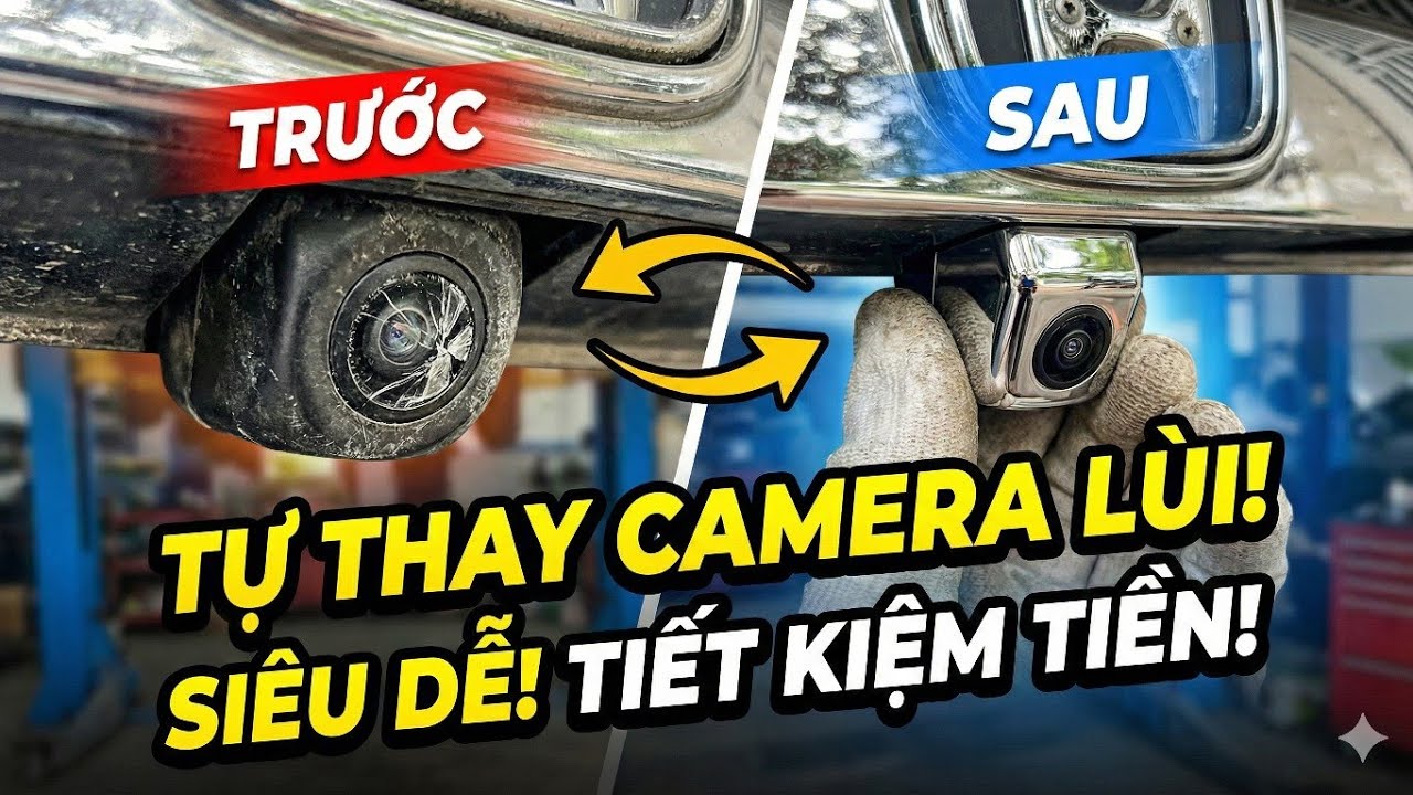 Đừng Ra Gara! Tự Thay Camera Lùi Ô Tô Siêu Dễ Chỉ Với Vài Trăm Nghìn