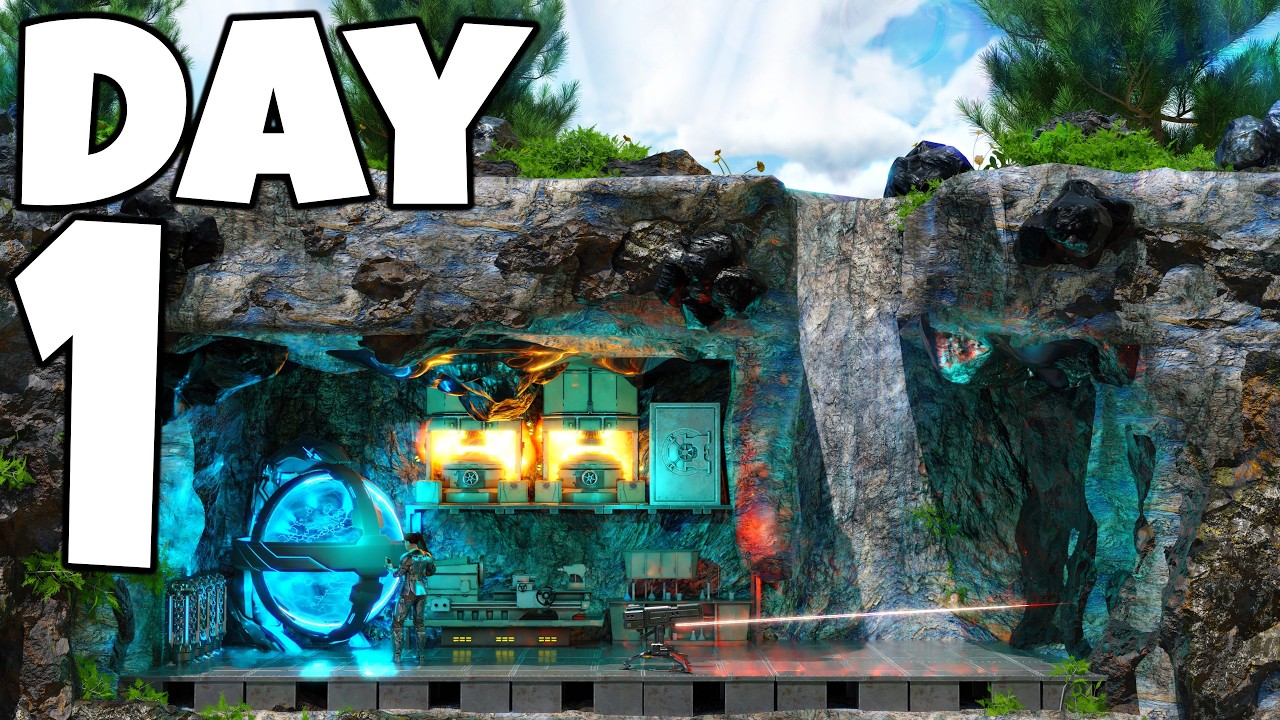 How 2 YouTubers Claimed Oil Cave Against 1,100 Players- Ark PvP