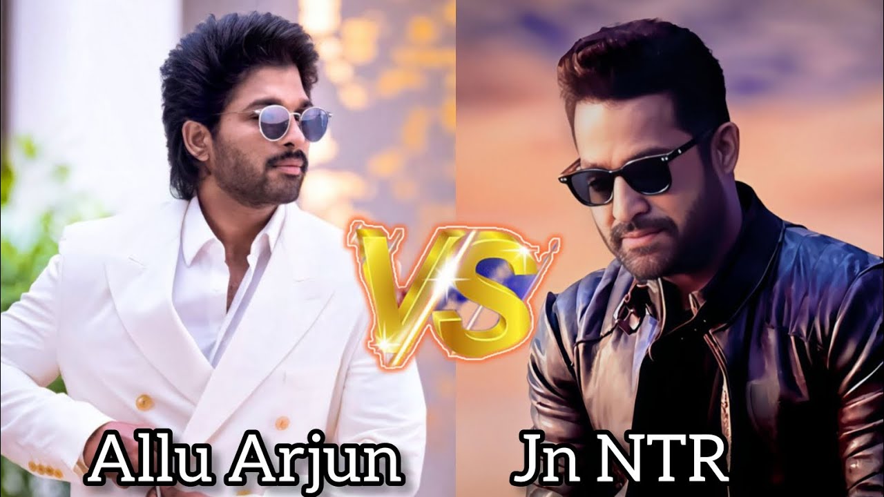 Allu Arjun 🆚 jnr NTR Top 10 highest grossing movies comparison video 