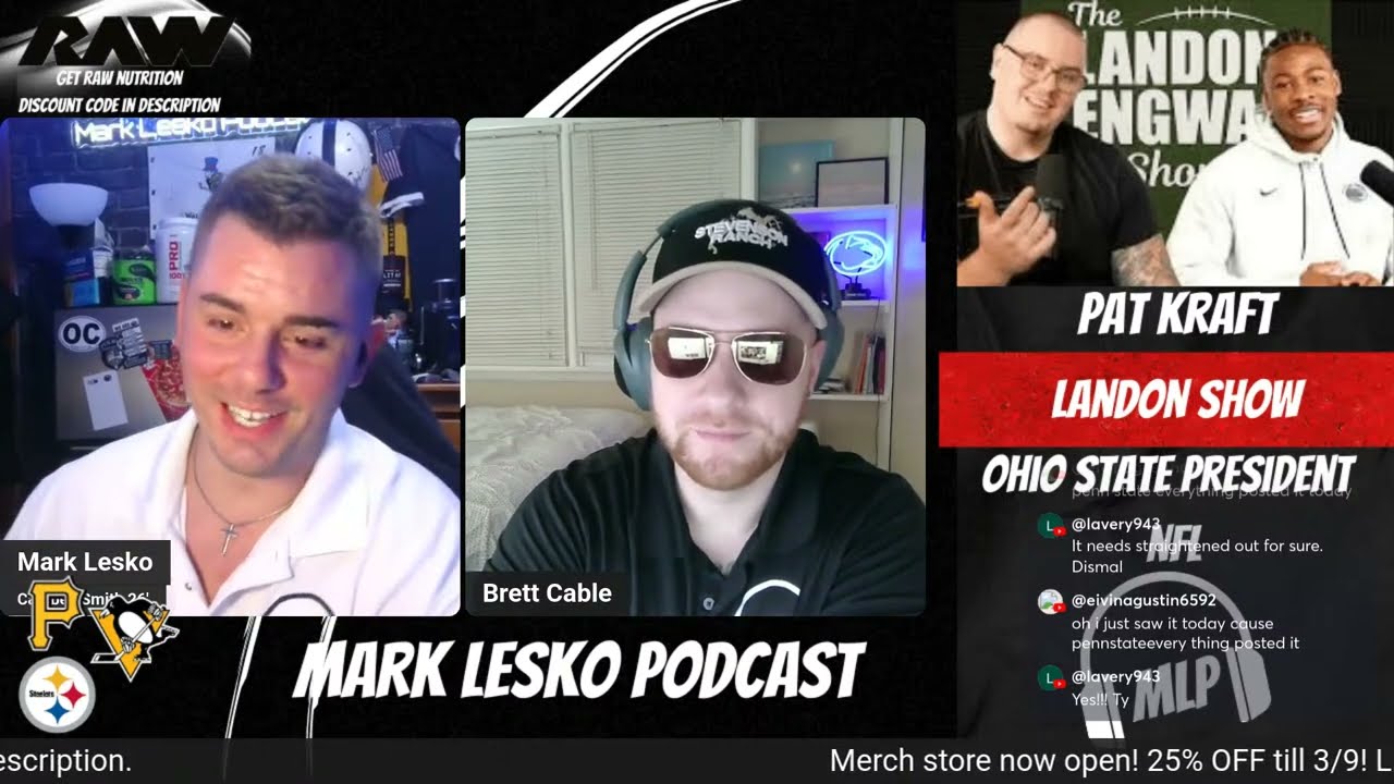 Landon Tengwall interviews Koby Howard || Mark Lesko Podcast clips #pennstate #collegefootball