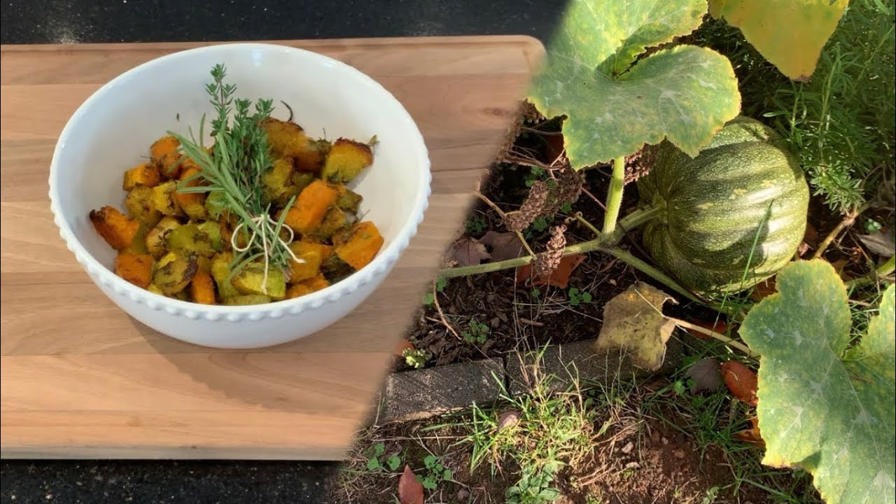 Roasted Pumpkin with Herbs from My Garden | Traditional Cuisine