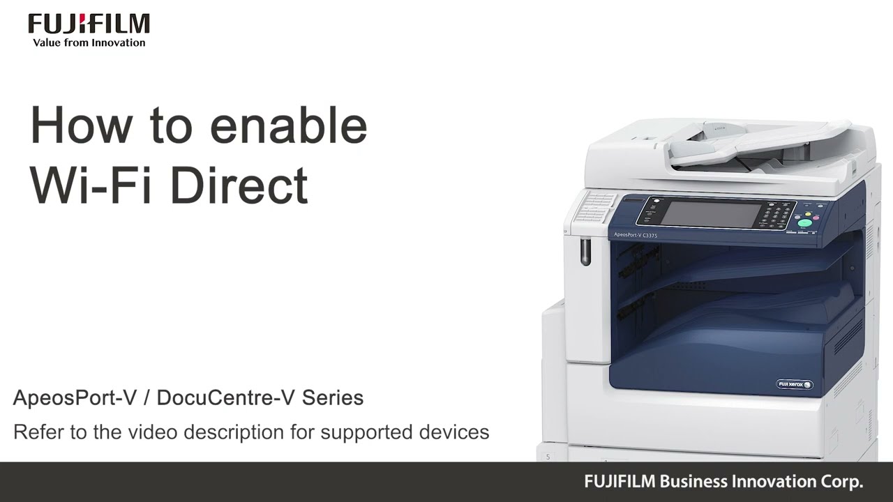 How to enable Wi Fi Direct