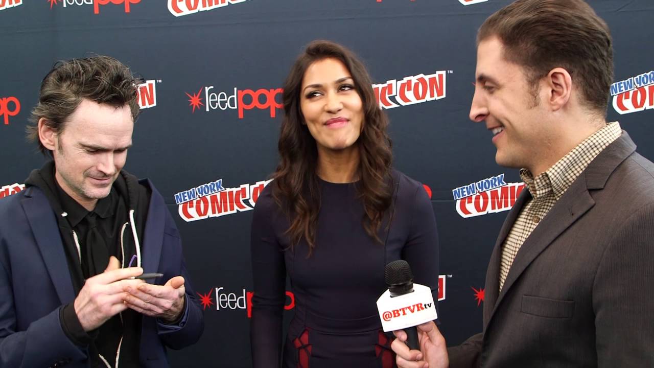 Jeremy Davies and Janina Gavankar on 