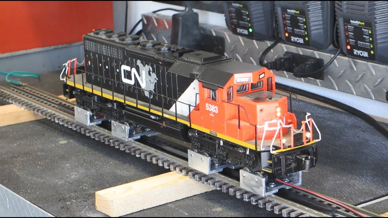 How to build a simple set O scale Locomotive Roller Stands