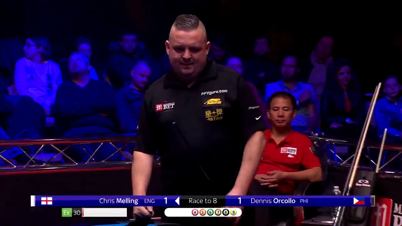 Chris Melling vs Dennis Orcollo | 2018 World Pool Masters | Round One