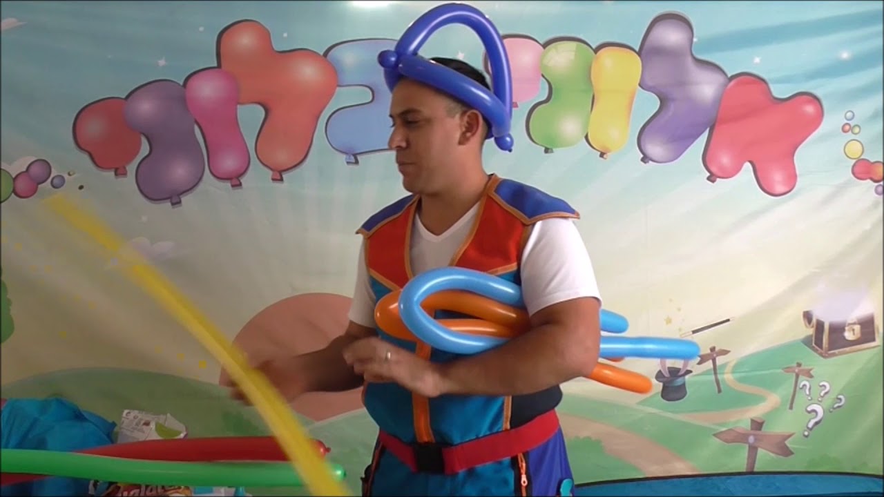 אלוני בלוני - פרק 10 איך להכין כתר דרקון מבלונים  ? How to Make a Dragon Crown from a Balloon