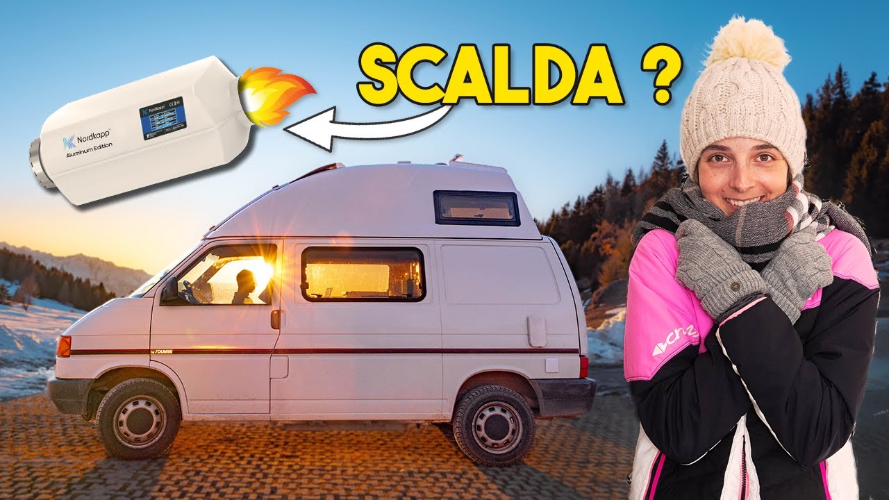 INVERNO IN VAN ❄️ Test riscaldamento e van life sulla neve a 1800 m