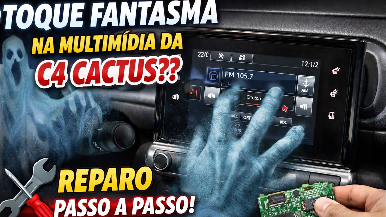 Toque fantasma multimídia c4 cactus?? Reparo passo a passo!!! 