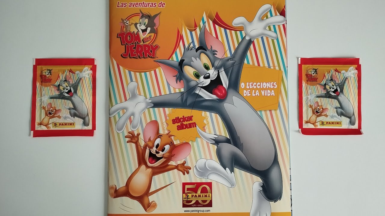 LAS COLECCIONES DEL OCIOSO 88:  PANINI TOM & JERRY O LECCIONES DE LA VIDA ALBUM Y SOBRES DE CROMOS!!