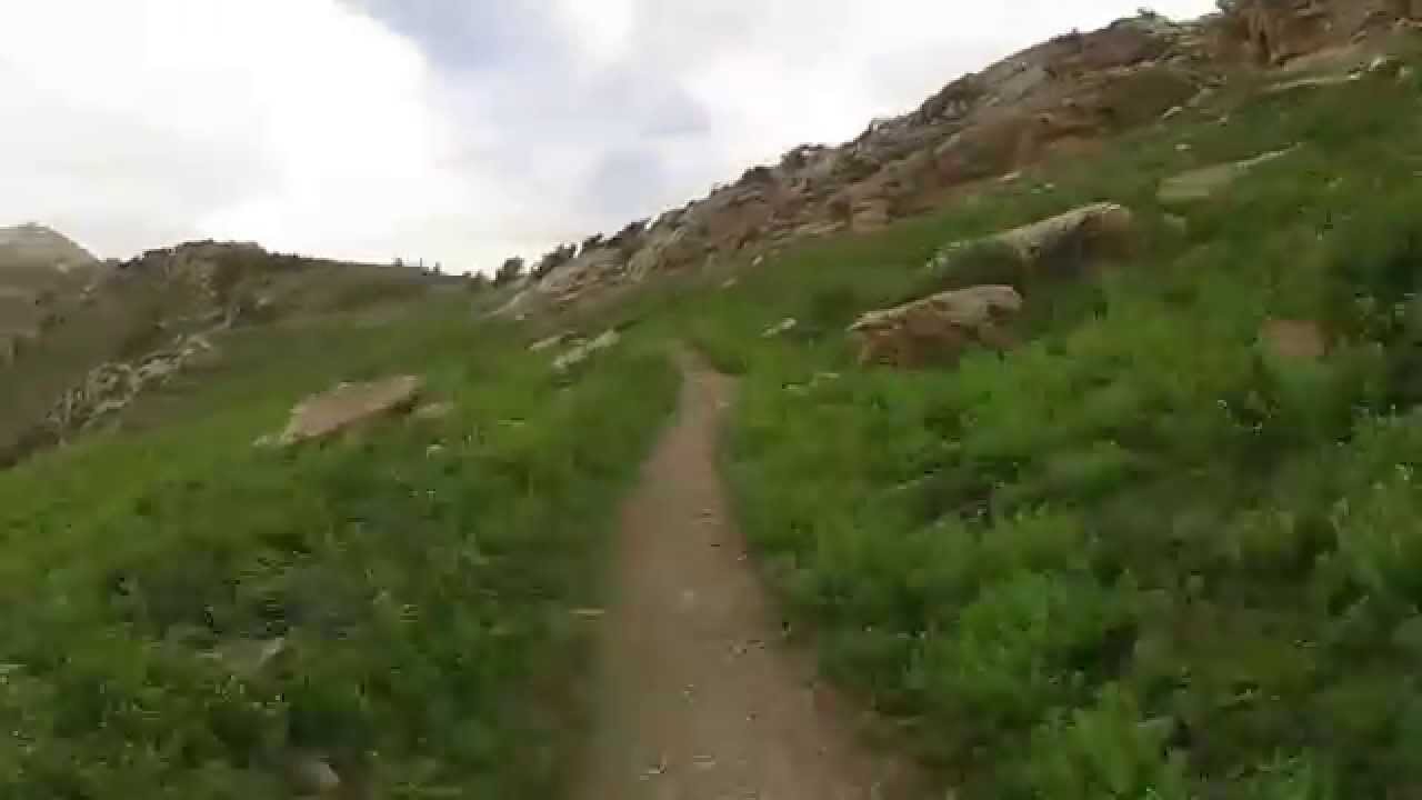 Riding my Dirtbike up Ben Lomond Peak from the North Ogden Divide