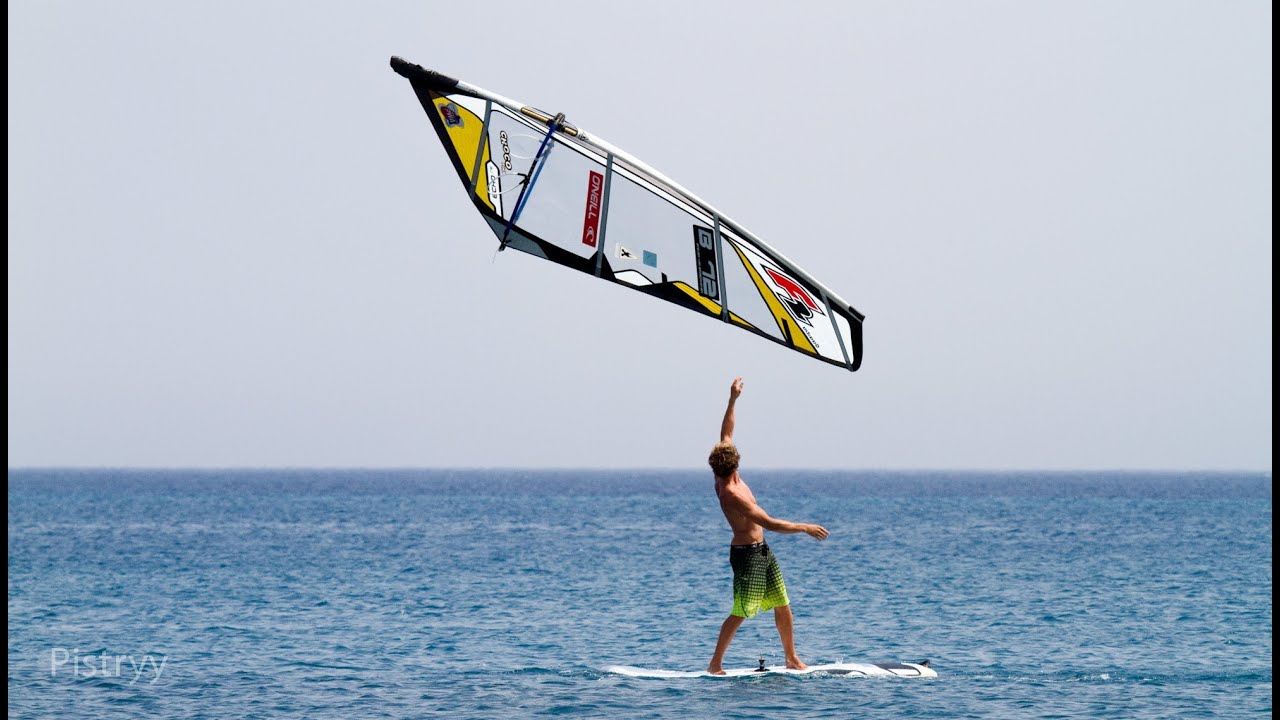 Steven Van Broeckhoven  B-72. World Champion.  Classic of freestyle  windsurfing