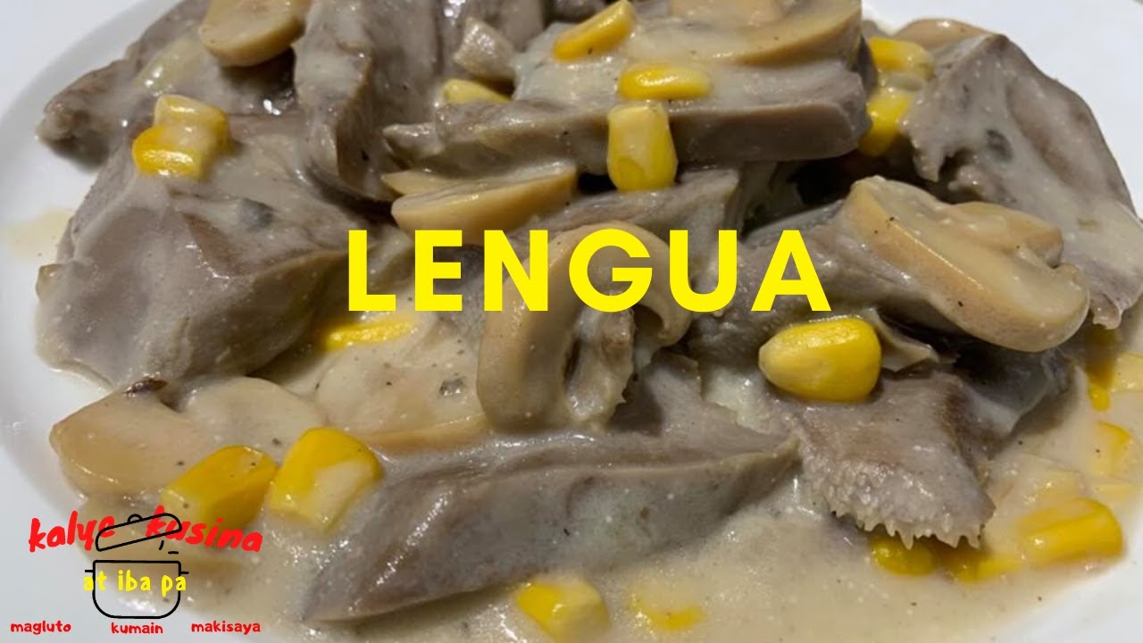 HOW TO COOK CREAMY LENGUA ( PORK TONGUE) | LUTONG BAHAY | EASY KAPAMPANGAN RECIPE | PANLASANG PINOY