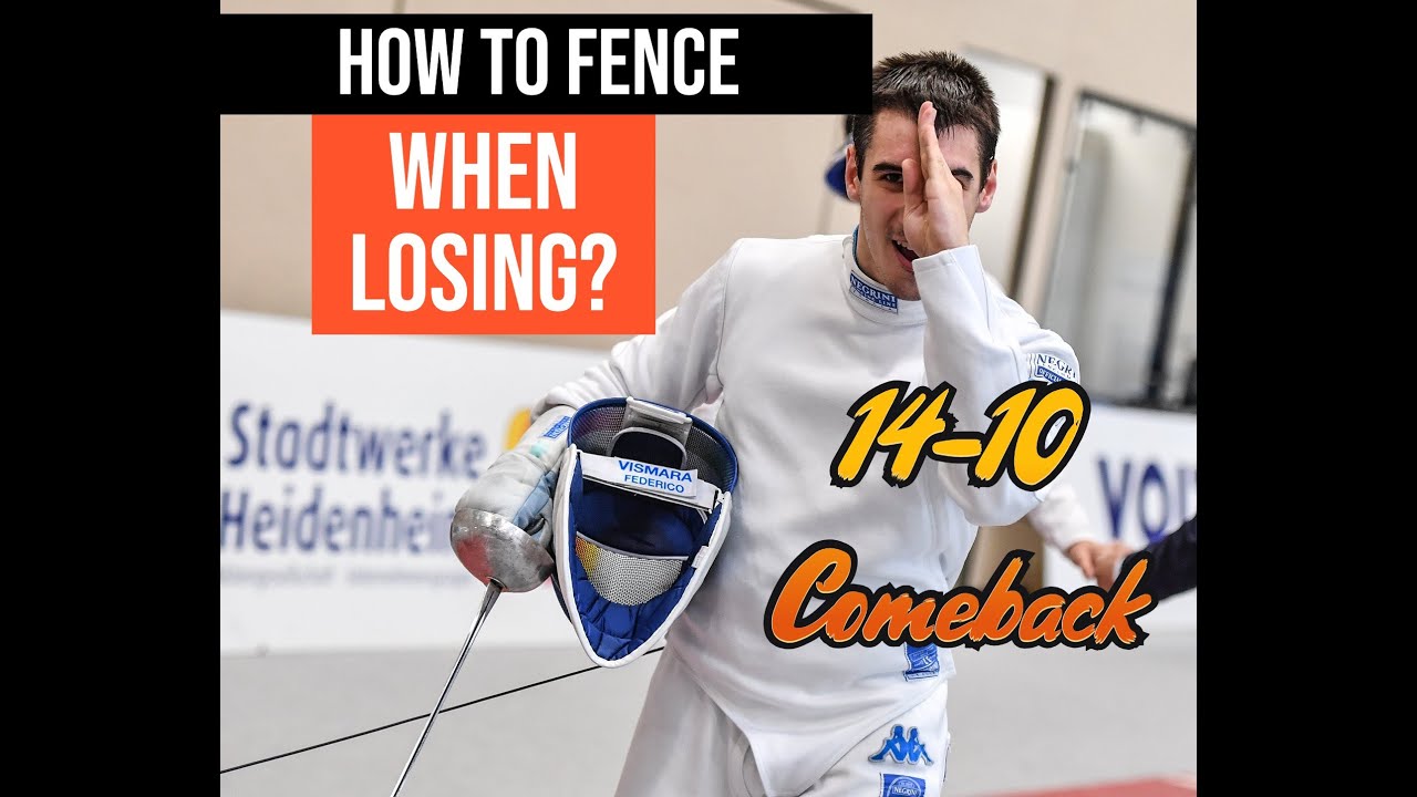 Fencing From Behind, Down 14-10 Vismara Shows Us How To Make  A Comeback!