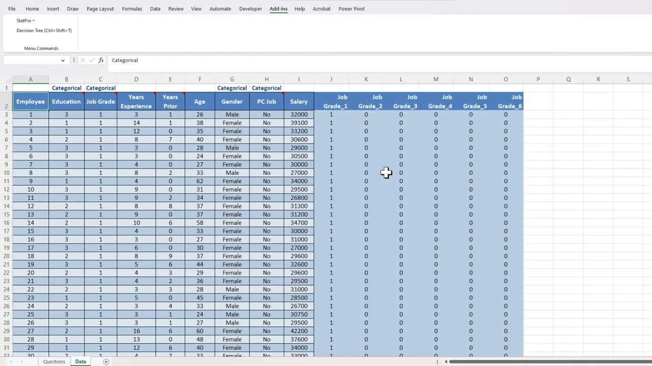 Creating Dummy Variables
