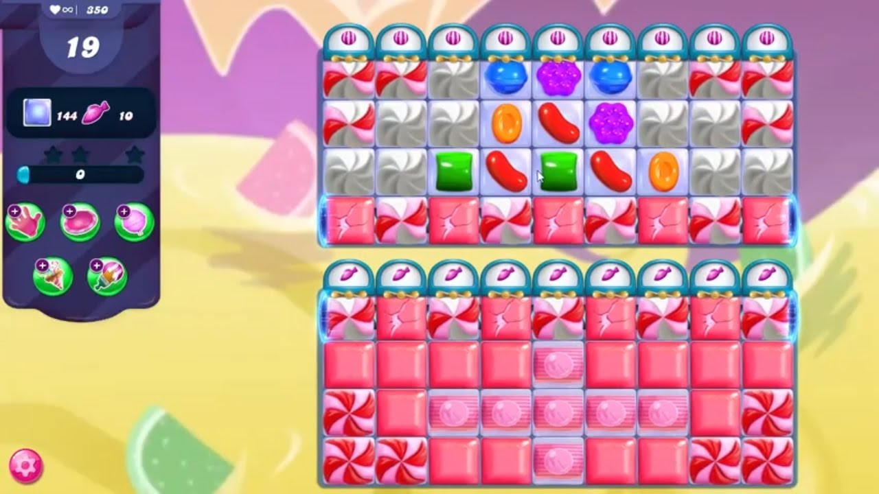 Candy Crush Saga LEVEL 350 NO BOOSTERS (new version)