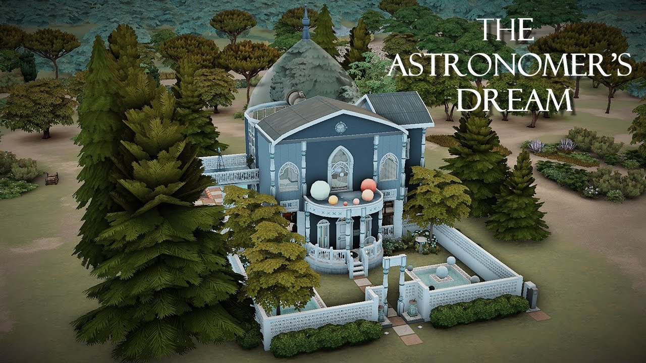 The Astronomer's Dream 🌙✨- The SIMS 4 Stop Motion Build - DelilahsRose