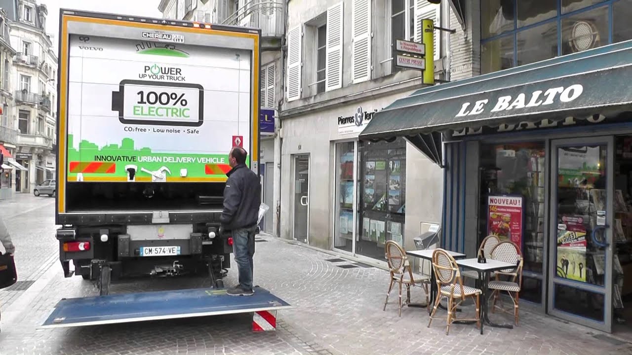 Camion électrique transports JAMMET