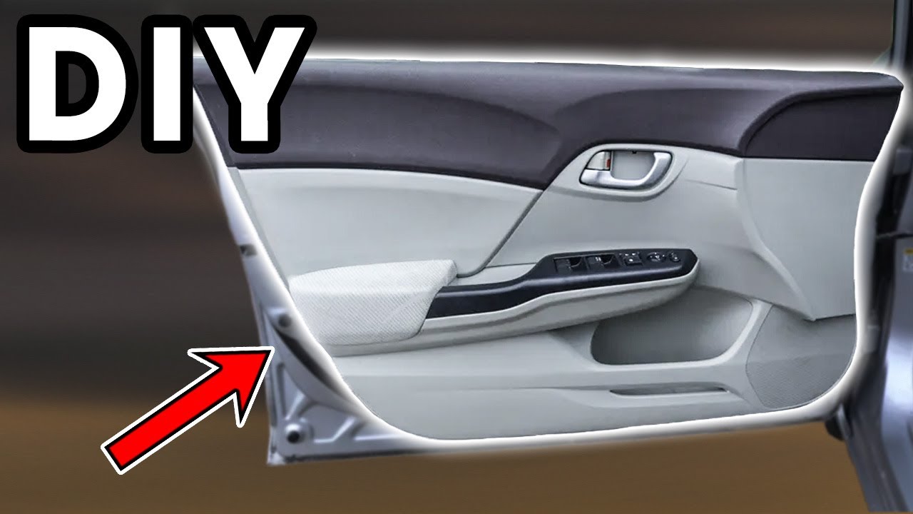 DIY 2012-2015 Honda Civic Front Door Panel Removal | How To Remove Honda Civic Door Panels