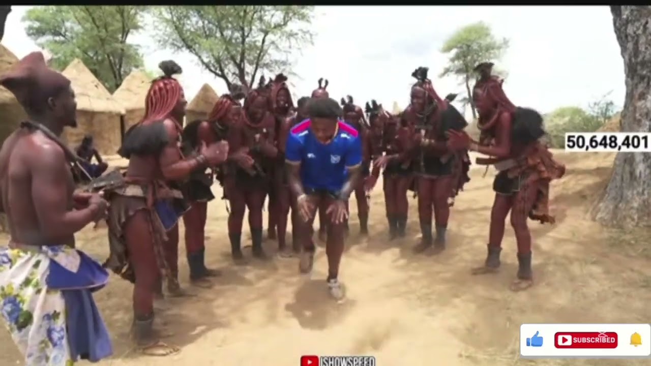 Ishowspeed live in Namibia 🇳🇦 + Himba Tribe 