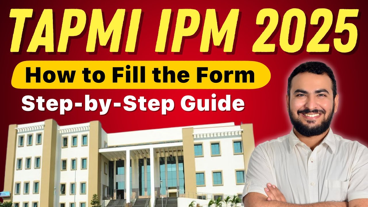 Complete Guide to Filling the TAPMI IPM Program Form | Step-by-Step Instructions