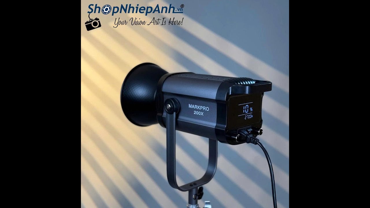 Led MARKPRO 200X 200W 2700K-6500K chuyên dụng livestream đa năng (Markpro)