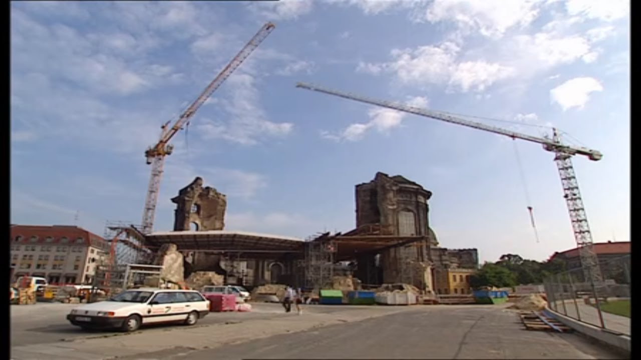 1990s Dresden | Bomb Damage | Germany | Wish You Were Here !  | 1996