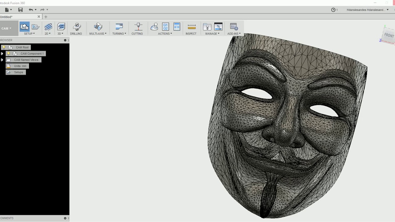 Usiner sur une CNC à partir d'un fichier stl