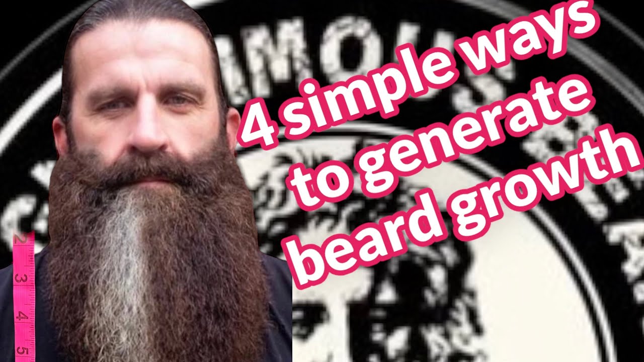 Patchy Beard? Thin Beard? 4 simple ways to generate and promote beard growth