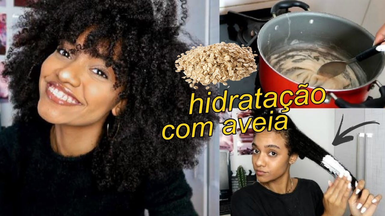 testei a HIDRATAÇÃO COM AVEIA e fiquei chocada com o resultado! 😍✨
