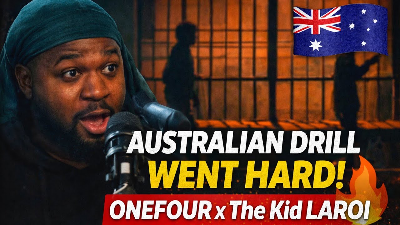 THESE GUYS ARE CRAZY! 🇦🇺 American Reaction to ONEFOUR x The Kid LAROI - FTP