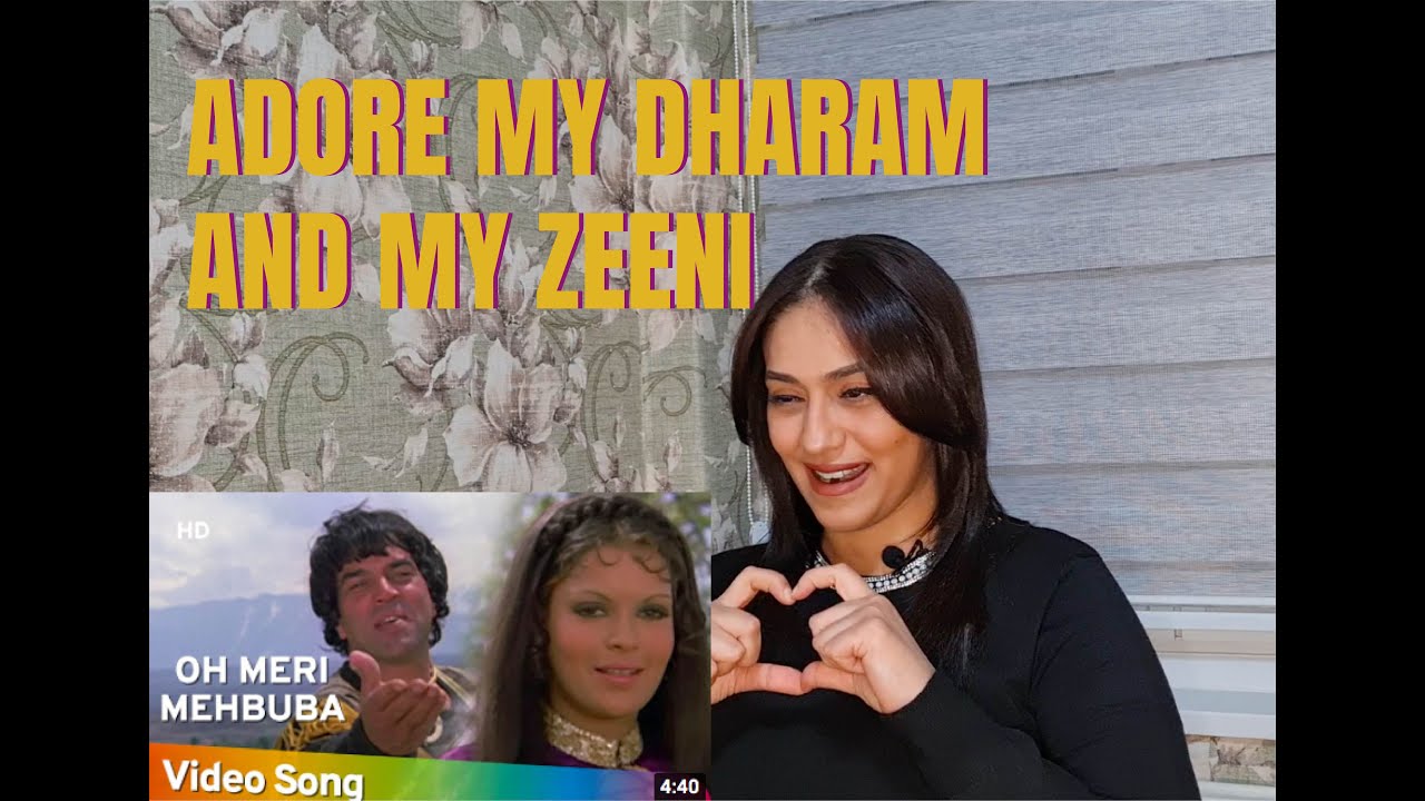 MOROCCAN REACTS TO OH MERI MEHBOOBA - Dharam Veer | Dharmendra | Zeenat Aman| BOLLYWOOD