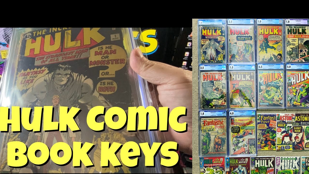 Incredible Hulk Keys in my Comic Book Collection - Keys You Should Invest In - Hulk 1 and Hulk 181