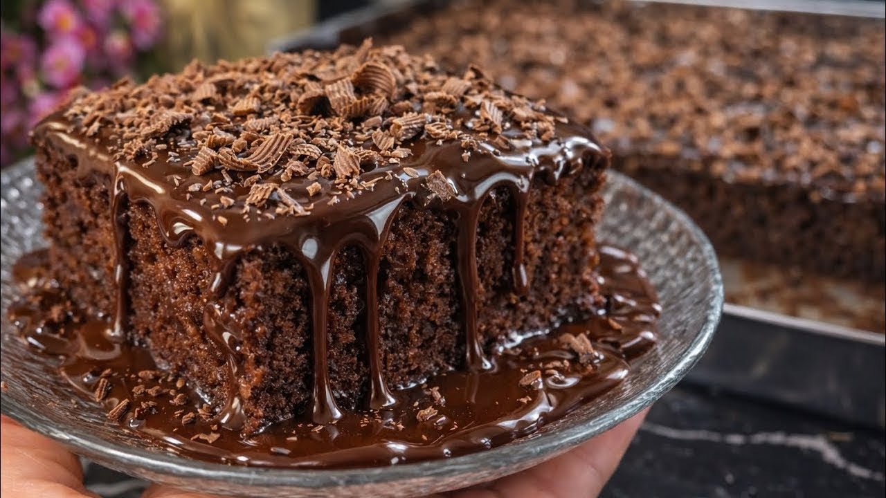 ‏بسبوسة الشوكولاتة🍫أكلوها قبل الشكل النهائي☺️￼سهلة إقتصادية نتيجة تهبل مستحيل تجربيها ومتعاوديهاش👌