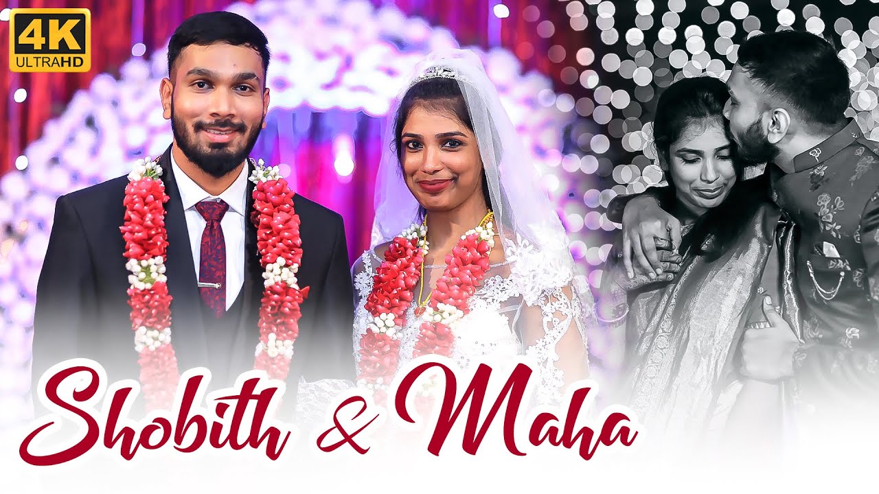 Christian Wedding Highlights || Shobith with Maha || MerlynMedias 4K || 2022