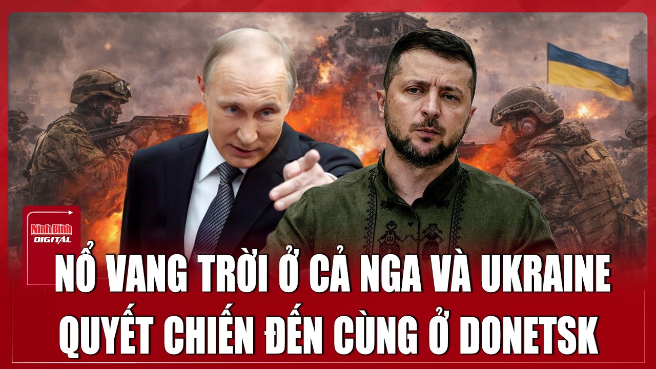 Nga – Ukraine quyết phân thắng bại tại pháo đài then chốt Donetsk? | Ninh Bình Digital