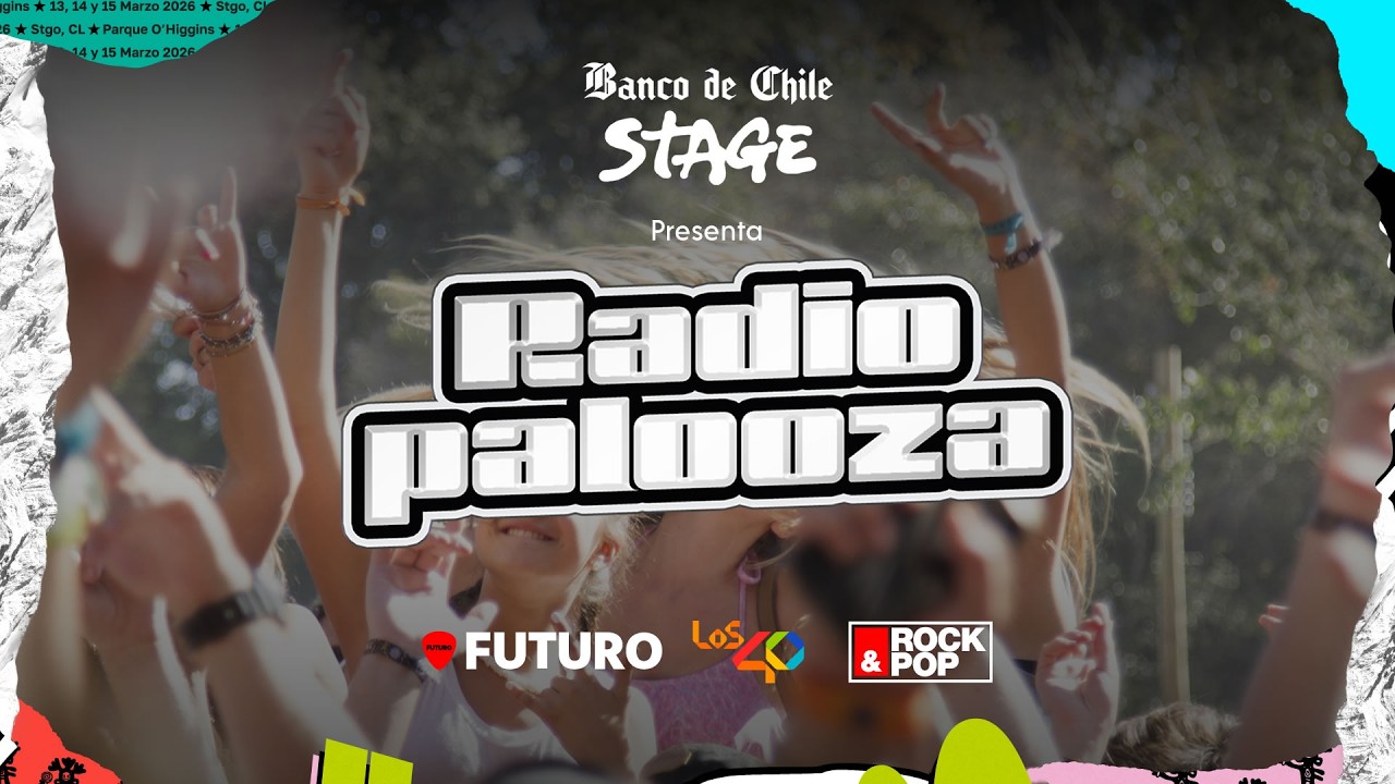 EN VIVO desde #LollaCL junto a Los 40, Futuro y Rock & Pop