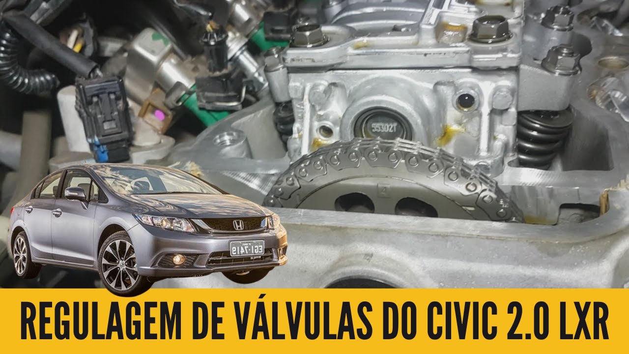 Regulagem Válvulas do Civic 2.0 LXR 15/16