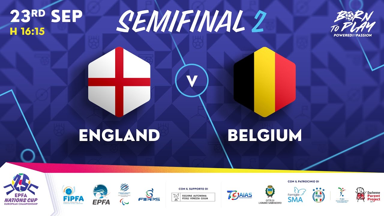 SEMIFINAL 2 - ENGLAND vs BELGIUM - Day 5 - EPFA Nations CUP 2025