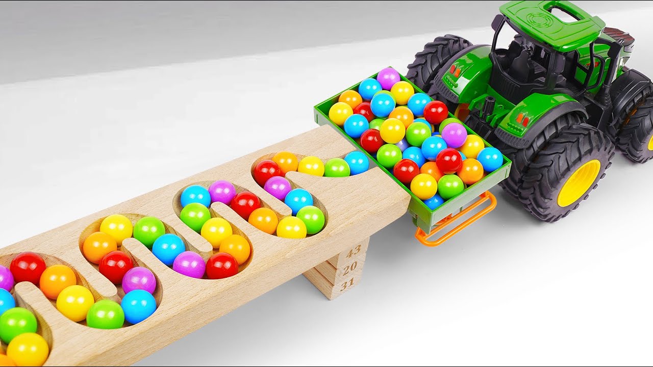 Marble Run Race ☆ HABA Slope, Dump Truck & Garbage Truck & Ambulance & Vehicles Full Compilation #20