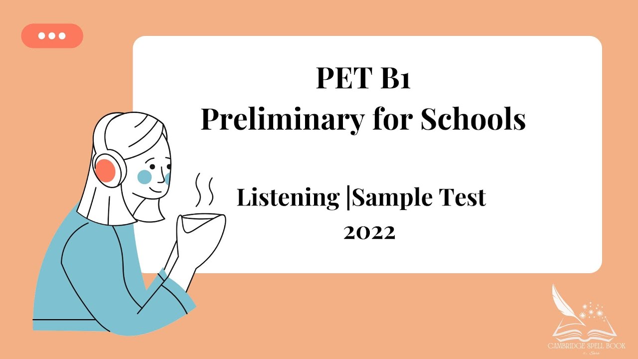 Cambridge PET B1 Preliminary for School Listening Sample Test   I