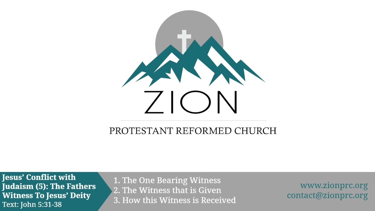 Jesus Conflict with Judaism (5) The Fathers Witness To Jesus’ Deity | Rev. Erik G. | 06/15/2025 PM