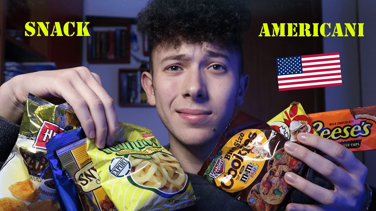 Assaggio Snack Americani per la prima volta 😋🇺🇲 | ASMR ITA EATING SOUND