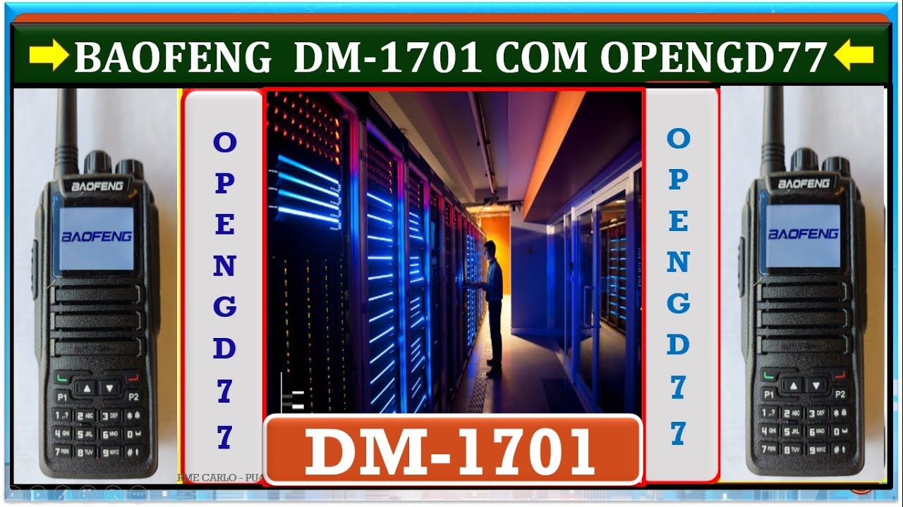 DM1701 COM OPENGD77 DMR