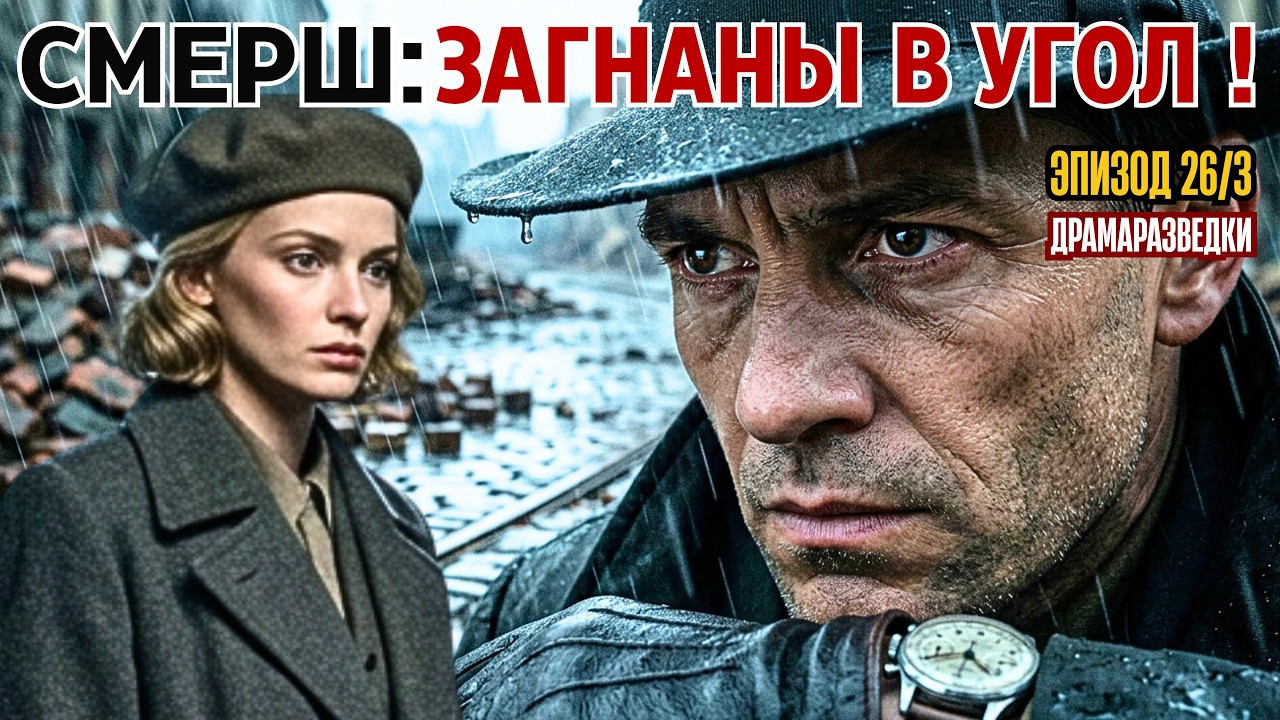 ОДИН ПРОТИВ ЧЕТВЕРЫХ В ТЕМНОТЕ! СМЕРШ: Драма Разведки /3 Сезон; 26 Эпизод/