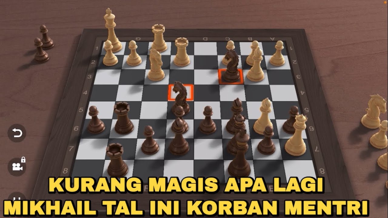 Mentri gak penting buat Mihail Tal yang penting main cantik!!