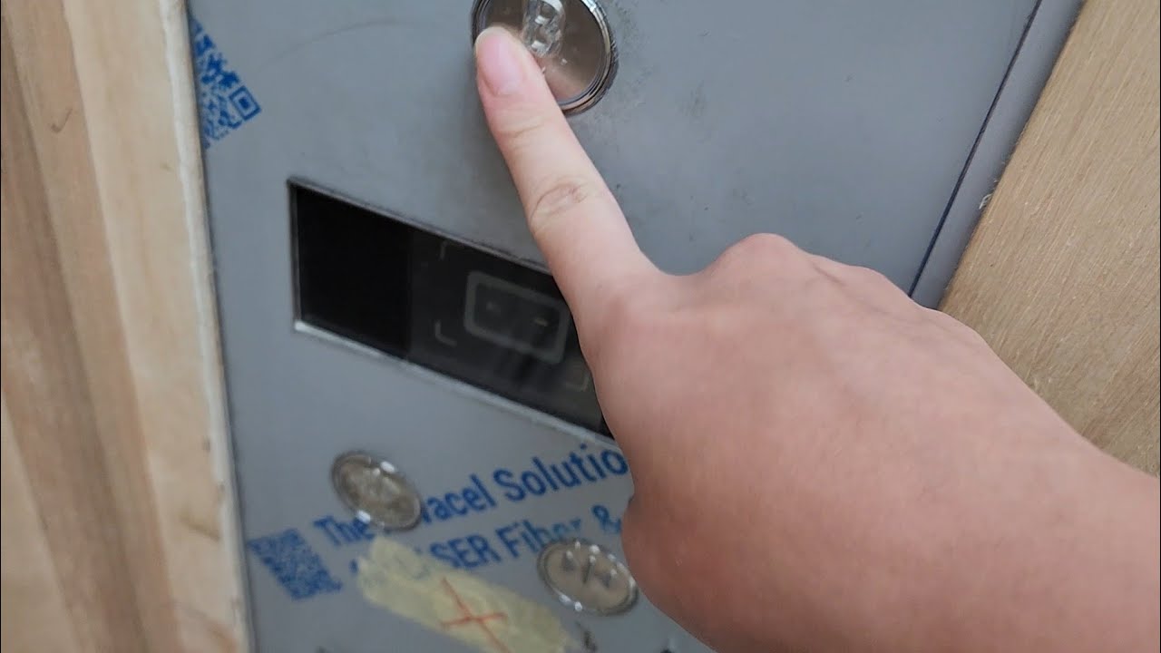 A Brand New Fujitec Service Elevator at Lin Xiang Xiong Art Gallery, Gelugor, Penang, Malaysia