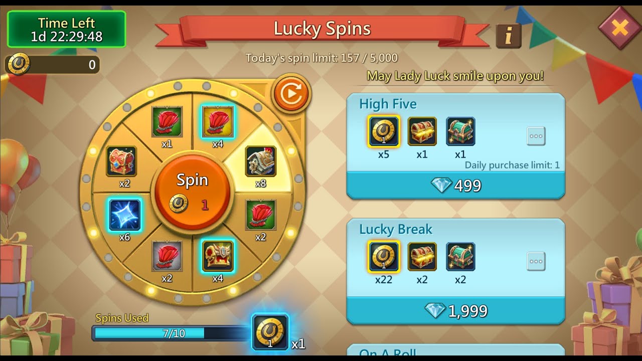 150+ Lucky Spins for Crimson Mane